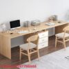 Bàn Làm Việc Đôi Có Hộc Giữa BLV52
