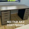 Bàn làm việc - game IKEA 2 hộc tủ BLVKZ1m6