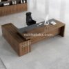 Bàn lãnh đạo 1m8 kèm tủ phụ – BGDKZ46