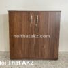 Tủ tài liệu gỗ thấp 2 cánh màu 6089 giá rẻ