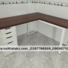 Bàn Chữ EL IKEA 1 Hộc Tủ 170x140cm