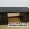 Bàn Gaming IKEA 2 HỘC FULL ĐEN 1606