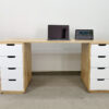 Bàn gaming ikea gỗ cao su cao cấp1606