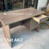 Bàn làm việc có hộc màu vân tối 1200x600 giá rẻ