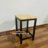 Ghế đôn chân sơn tĩnh điện gỗ cao su mã KZ02