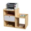Kệ máy in nhỏ 76x40x60cm gỗ cao su KMI68003