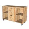Tủ hồ sơ di động gỗ tự nhiên TCN68035