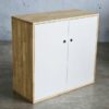 Tủ hồ sơ thấp 80x35x75cm gỗ cao su THS68071