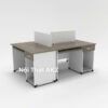 Cụm Bàn Làm Việc 3 Người CBNV66-1812