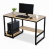 Bàn làm việc có ngăn kệ để CPU 120x60cm gỗ cao su COD68066