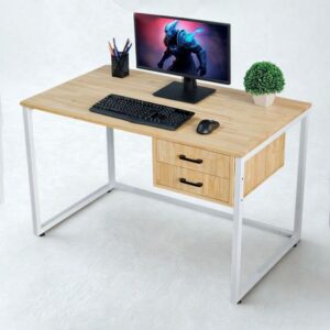 Bàn làm việc có ngăn kéo 120x70cm gỗ cao su BD68157