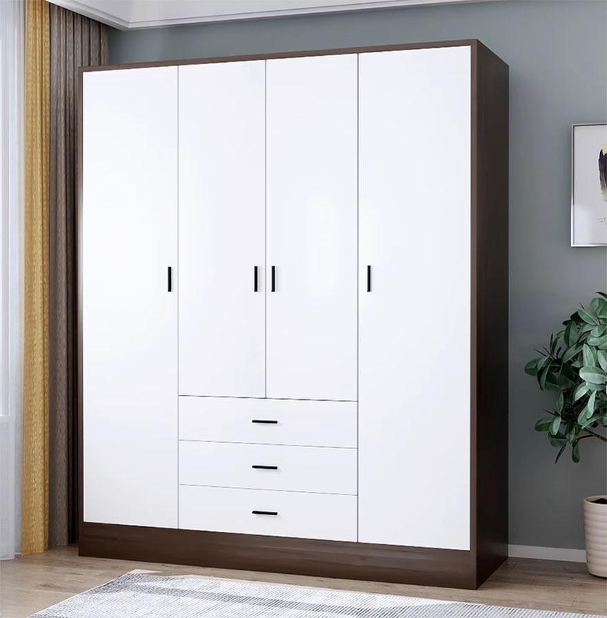 ✨ TỦ QUẦN ÁO GỖ 4 CÁNH MỞ ĐẸP NHIỀU NGĂN A71 ✨-