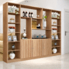 Tủ Kệ Vách Ngăn Gỗ MDF Trang Trí Phòng Khách KSG55