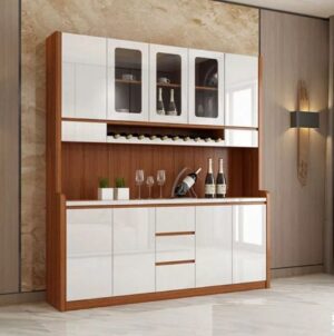 Tủ đựng rượu gia đình bằng gỗ TR17