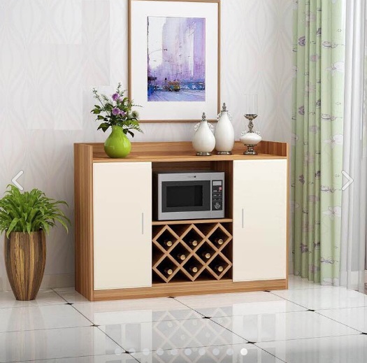 Tủ kệ gỗ để rượu và đồ nhà bếp đa năng giá rẻ KVS30
