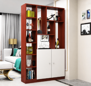 Tủ kệ gỗ trang trí ngăn phòng khách KSG64