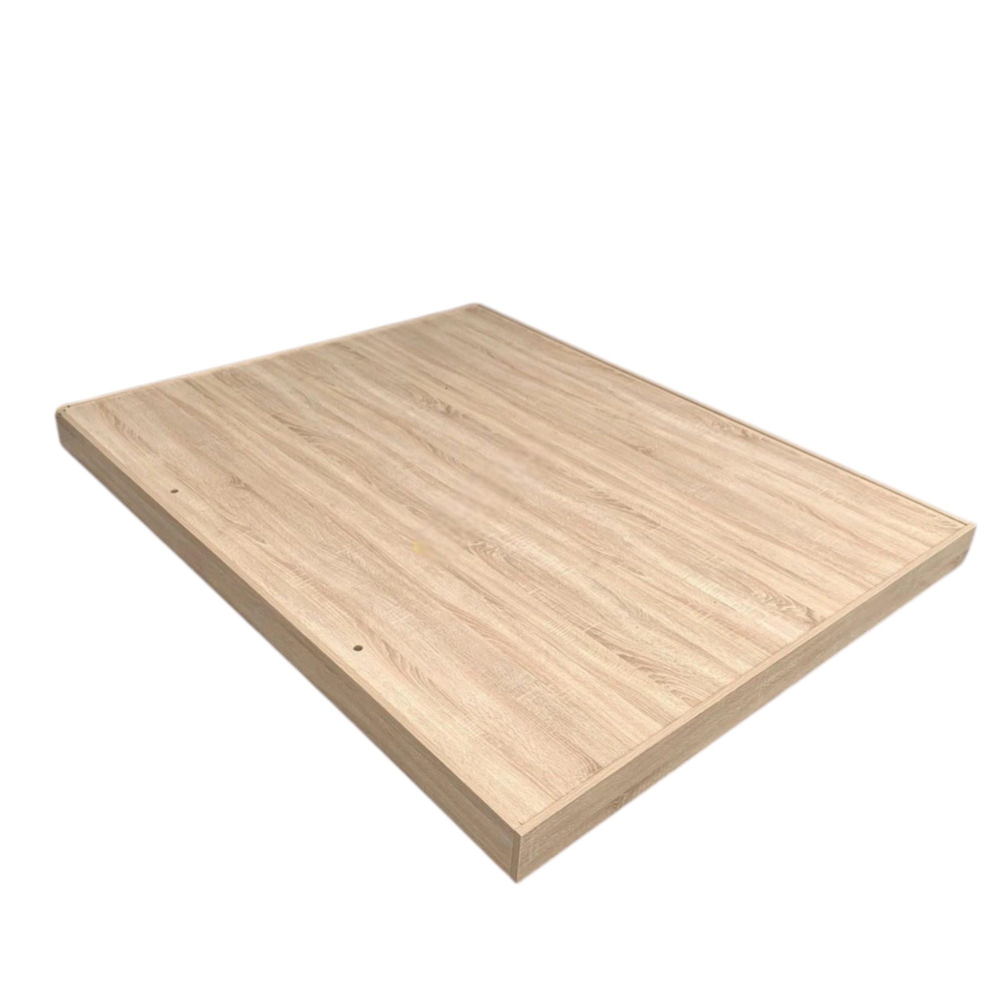Giường bệt gỗ MDF GCN17 cao 12cm không đầu giường-1