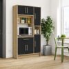 Tủ Bếp Để Lò Vi Sóng Gỗ MDF Nhiều Ngăn TUBEP38